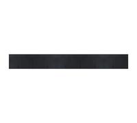 vidaXL Tapis rectangulaire Noir 60x500 cm Bambou