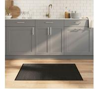 vidaXL Tapis rectangulaire bambou noir 70x100 cm