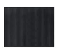 vidaXL Tapis rectangulaire Noir 80x100 cm Bambou