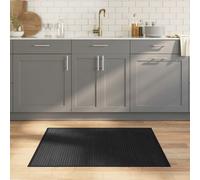 Vidaxl Tapis Rectangulaire Noir 80x100 Cm Bambou