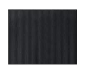 vidaXL Tapis rectangulaire Noir 80x100 cm Bambou
