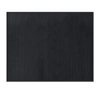 vidaXL Tapis rectangulaire Noir 80x100 cm Bambou, Tapis de Salon, Tapis de Cuisine, Tapis rectangulaire, Tapis de Chambre à Coucher