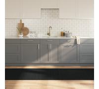 Vidaxl Tapis Rectangulaire Noir 80x1000 Cm Bambou