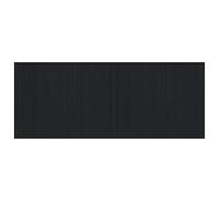 vidaXL Tapis rectangulaire Bambou 80x200 cm Noir – Salon/Cuisine/Chambre à coucher