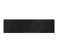 vidaXL Tapis rectangulaire Noir 80x300 cm Bambou, Tapis de Salon, Tapis rectangulaire, Tapis Moderne, Tapis de Chambre à Coucher, Tapis en Bambou