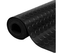 vidaXL Tapis Revêtement de Sol Intérieur Maison Garage Bureau Atelier Salle de Sport Caoutchouc Antidérapant 1,5x2 m 3 mm 143953