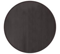 vidaXL Tapis Rond Marron foncé 100 cm Bambou, Tapis de Salon, Tapis de Cuisine, Tapis Rond, Tapis de Chambre à Coucher, Tapis de Salle de Bain