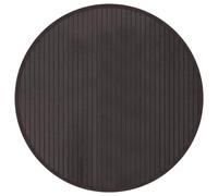 vidaXL Tapis Rond Marron foncé 60 cm Bambou, Tapis de Salon, Tapis de Cuisine, Tapis Rond, Tapis de Chambre à Coucher, Tapis de Salle de Bain
