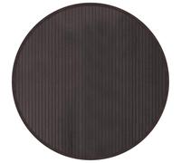 vidaXL Tapis Rond Marron foncé 80 cm Bambou, Tapis de Salon, Tapis de Cuisine, Tapis Rond, Tapis de Chambre à Coucher, Tapis de Salle de Bain