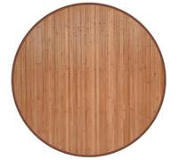 vidaXL Tapis Rond Naturel 100 cm Bambou, Tapis de Salon, Tapis de Cuisine, Tapis Rond, Tapis de Chambre à Coucher, Tapis de Salle de Bain