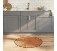 Vidaxl Tapis Rond Naturel 80 Cm Bambou