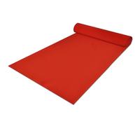 vidaXL Tapis rouge 1 x 10 m en polyester moderne élégant rectangulaire enroulable tapis d'événement chemin polyester décoration d'intérieur glamour tapis portable