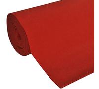 vidaXL Tapis Rouge 1 x 10 m Extra Lourd 400 g/m2