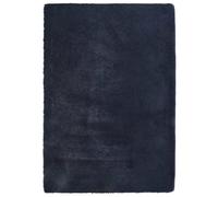 vidaXL Tapis Shaggy à Poils Longs Bleu Marine 120x170 cm Polyester, Tapis, Tapis de Chambre, Tapis Moderne, Tapis de Salon, Tapis Moelleux