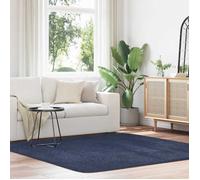 Tapis shaggy à poils longs crème 120x120 cm polyester tapis vidaXL