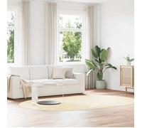 vidaXL Tapis Shaggy à poils longs crème 300x200 cm polyester, tapis, tapis de chambre, tapis moderne, tapis de salon, tapis 4102935