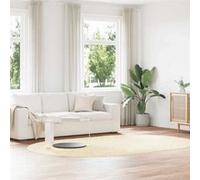 vidaXL Tapis Shaggy à Poils Longs crème 300x200 cm Polyester, Tapis, Tapis de Chambre, Tapis Moderne, Tapis de Salon, Tapis Moelleux, Tapis Ovale