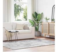 vidaXL Tapis shaggy à poils longs gris argenté 160x230 cm polyester, tapis, tapis de chambre, tapis moderne, tapis de salon,