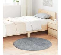 vidaXL Tapis shaggy à poils longs gris clair 100x100 cm polyester, tapis, tapis de chambre, tapis moderne, tapis de salon, 4102898