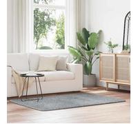 vidaXL Tapis shaggy à poils longs gris clair 120x170 cm polyester, tapis, tapis de chambre, tapis moderne, tapis de salon, 4102826