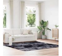 vidaXL Tapis Shaggy à poils longs gris foncé 240x240 cm polyester, tapis, tapis de chambre, tapis moderne, tapis de salon, 4102888