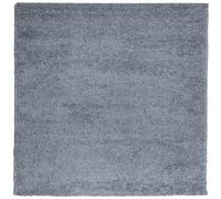 vidaXL Tapis Shaggy à Poils Longs, Moquette de Sol, Tapis de Zone, Carpette de Salon Salle de Séjour Intérieur, Moderne, Bleu 120x120 cm