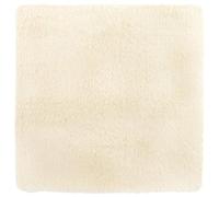 vidaXL Tapis shaggy à poils longs crème 120 x 120 cm polyester 4102863