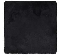 vidaXL Tapis Shaggy à poils longs Noir 240x240 cm Polyester 4102886