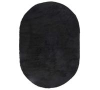 vidaXL Tapis Shaggy à Poils Longs NAVARRA Noir 300x200 cm Polyester