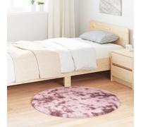 Vidaxl Tapis Shaggy À Poils Longs Navarra Rose Poudré 100x100 Cm