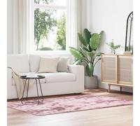 Vidaxl Tapis Shaggy À Poils Longs Navarra Rose Poudré 130x200 Cm