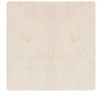 vidaXL Tapis Shaggy Anti-dérapant Crème 120 x 120 cm PP | Fabriqué en 100 % polypropylène pour un confort au top, Ajoute du peps à ta pièce avec un look vraiment tendance,