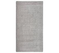 vidaXL Tapis Shaggy Antidérapant Carpette de Salle de Séjour Moquette Tapis de Sol Salon Chambre à Coucher Maison Intérieur Gris Clair 80x150 cm