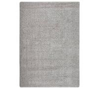 vidaXL Tapis Shaggy Antidérapant Carpette de Salle de Séjour Moquette Tapis de Sol Salon Chambre à Coucher Maison Intérieur Gris Clair 160x230 cm