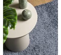 Vidaxl Tapis Shaggy Pamplona Poils Longs Moderne Bleu 140x200 Cm