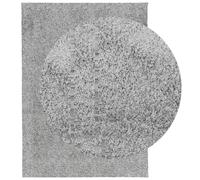 Vidaxl Tapis Shaggy Pamplona Poils Longs Moderne Gris 140x200 Cm