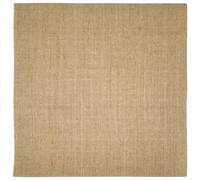 Vidaxl Tapis Sisal Naturel 100x100 Cm