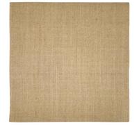 vidaXL Tapis Sisal naturel 100x100 cm