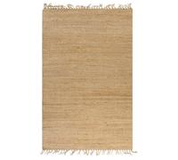 vidaXL Tapis Tissé à la Main Jute 120x180 cm Naturel Tapis de Sol Carpette