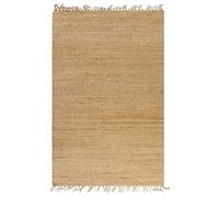 vidaXL Tapis Tissé à la Main Jute 120x180 cm Naturel Tapis de Sol Carpette