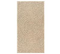 vidaXL Tapis ZIZUR 100x200 cm Aspect de Jute intérieur et extérieur, Tapis d'extérieur, Tapis de Sol, Tapis d'intérieur, Tapis de Porte, Moquette