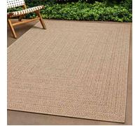 vidaXL Tapis ZIZUR 240x240 cm aspect de jute intérieur et extérieur, tapis d'extérieur, tapis de sol, tapis d'intérieur, 4006156
