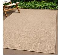 vidaXL Tapis ZIZUR 240x240 cm aspect de jute intérieur et extérieur Beige