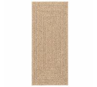 vidaXL Tapis ZIZUR 80x200 cm aspect de jute intérieur et extérieur, tapis d'extérieur, tapis de sol, tapis d'intérieur, 4006151