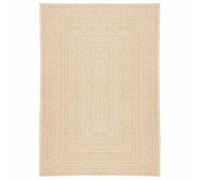 vidaXL Tapis ZIZUR - Beige 140x200 cm, aspect de jute intérieur/extérieur