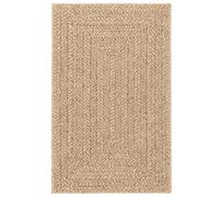 vidaXL Tapis ZIZUR Beige 160x230 cm Aspect de Jute intérieur extérieur, Tapis d'extérieur, Tapis de Sol, Tapis d'intérieur, Tapis de Porte, Moquette