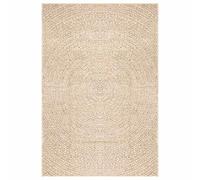 vidaXL Tapis ZIZUR Beige 160x230 cm Aspect de Jute intérieur extérieur, Tapis d'extérieur, Tapis de Sol, Tapis d'intérieur, Tapis de Porte, Moquette