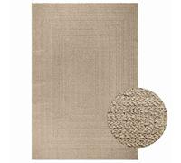 vidaXL Tapis ZIZUR Beige 200x290 cm Aspect de Jute intérieur extérieur, Tapis d'extérieur, Tapis de Sol, Tapis d'intérieur, Tapis de Porte, Moquette