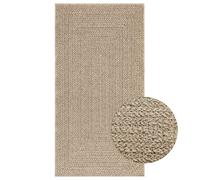 Vidaxl Tapis Zizur Beige 80x150 Cm Aspect De Jute Intérieur Extérieur