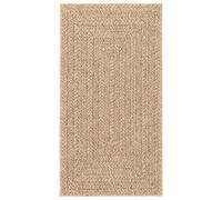 vidaXL Tapis ZIZUR Beige 80x150 cm Aspect de Jute intérieur extérieur, Tapis d'extérieur, Tapis de Sol, Tapis d'intérieur, Tapis de Porte, Moquette